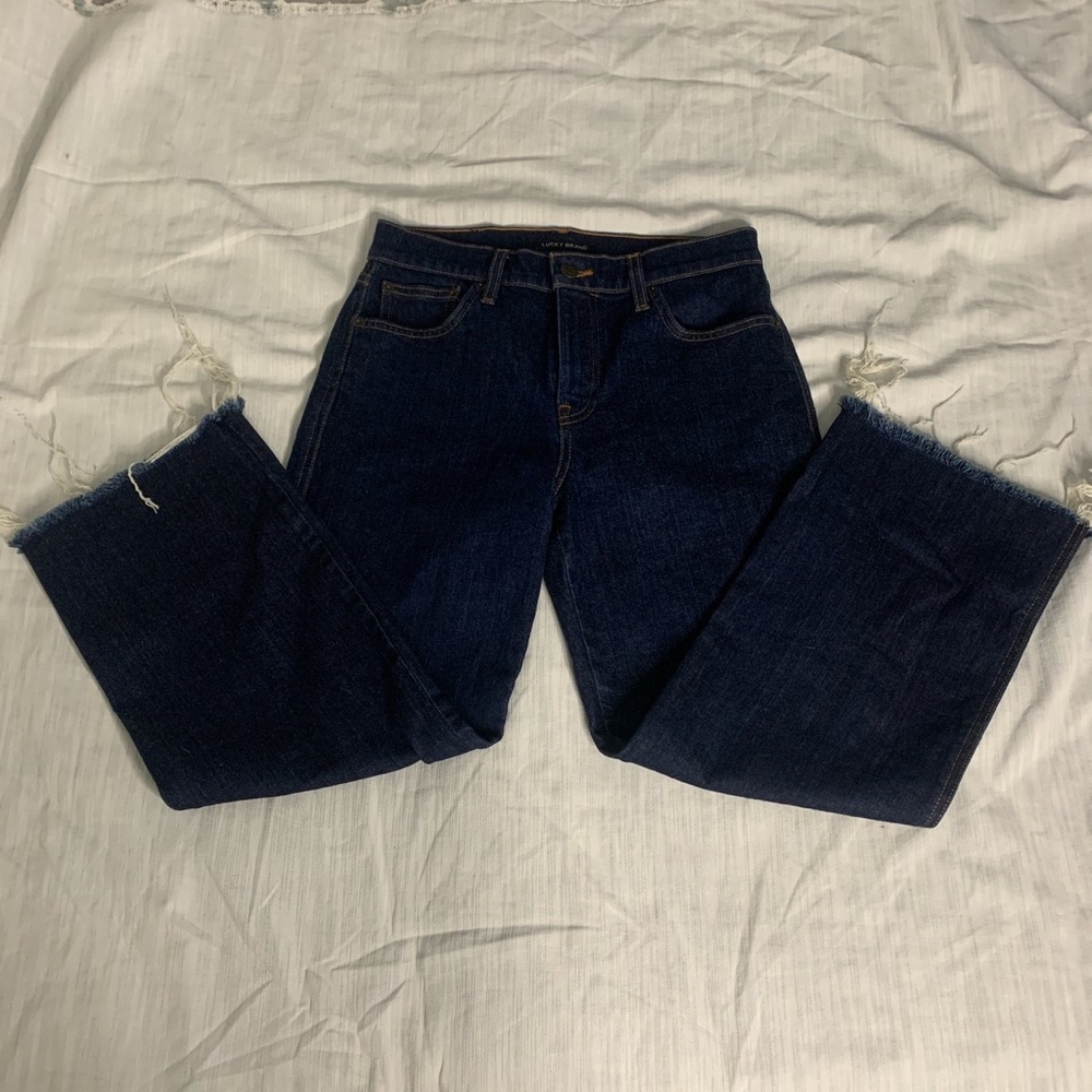 Lucky Brand 🍀Denim Mid Rise Wide Leg